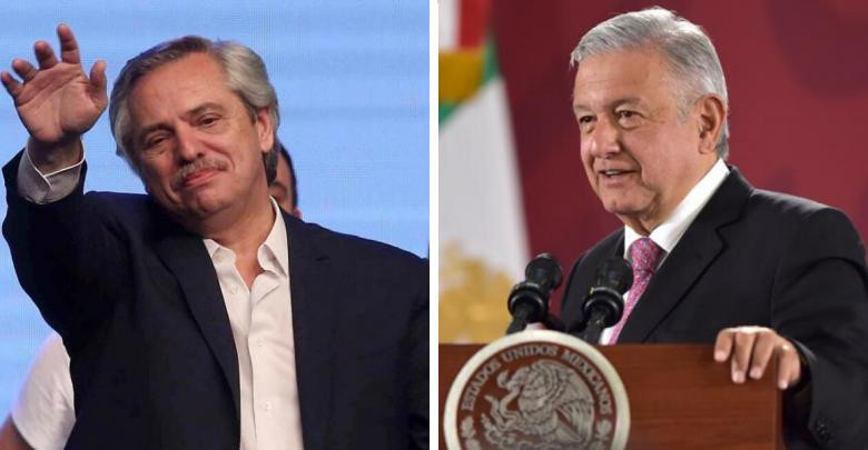 Alberto Fernández y López Obrador