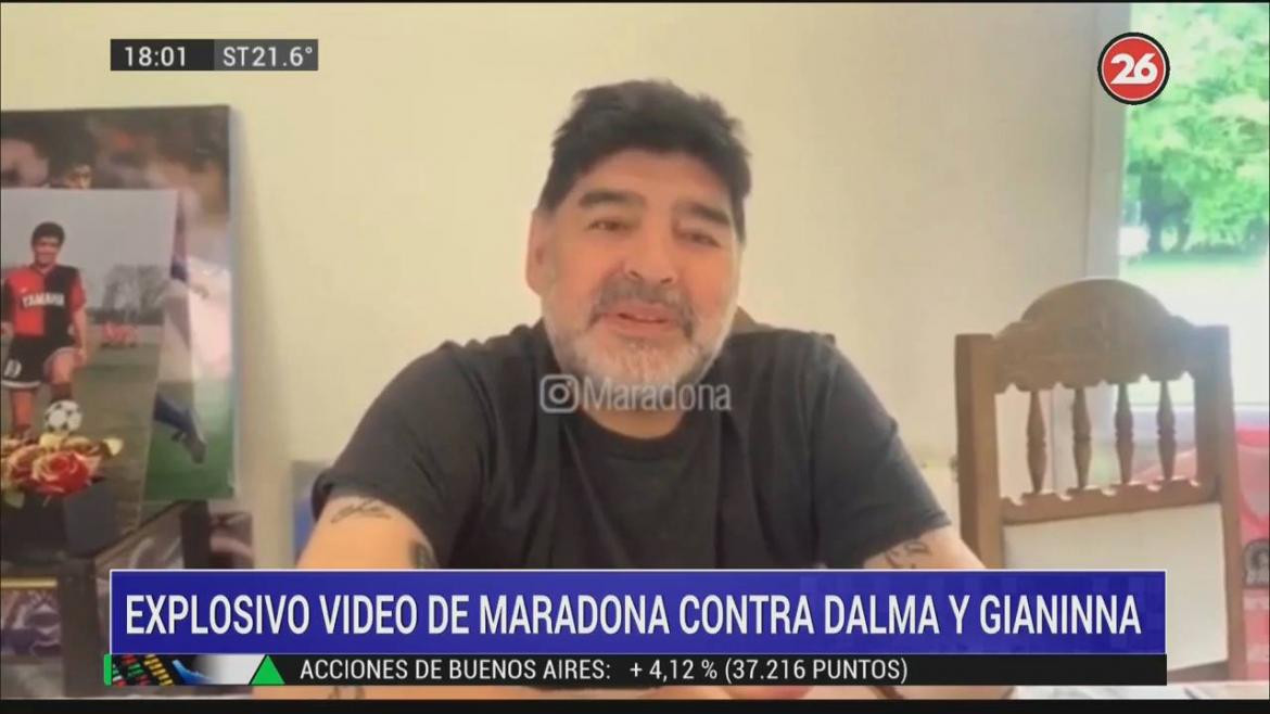 Diego Maradona, Canal 26	