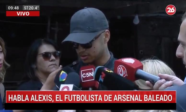 Alexis, jugador de Arsenal baleado 