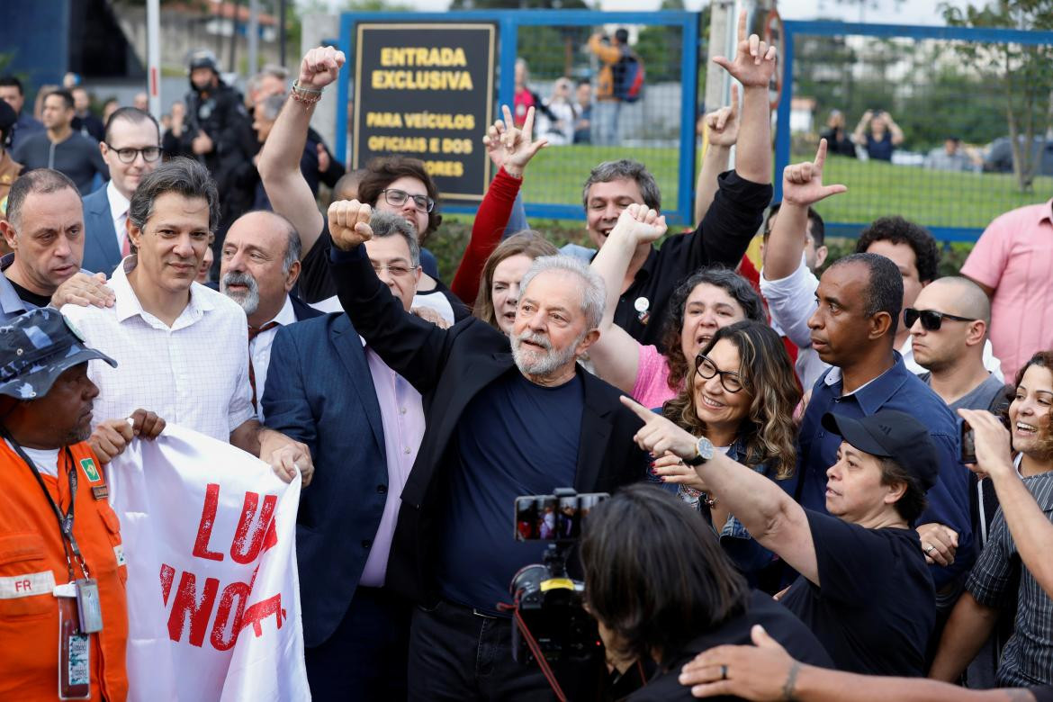 Liberación de Lula Da Silva, REUTERS