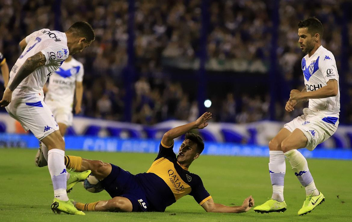 Vélez y Boca, decimotercera fecha de la Superliga, NA	