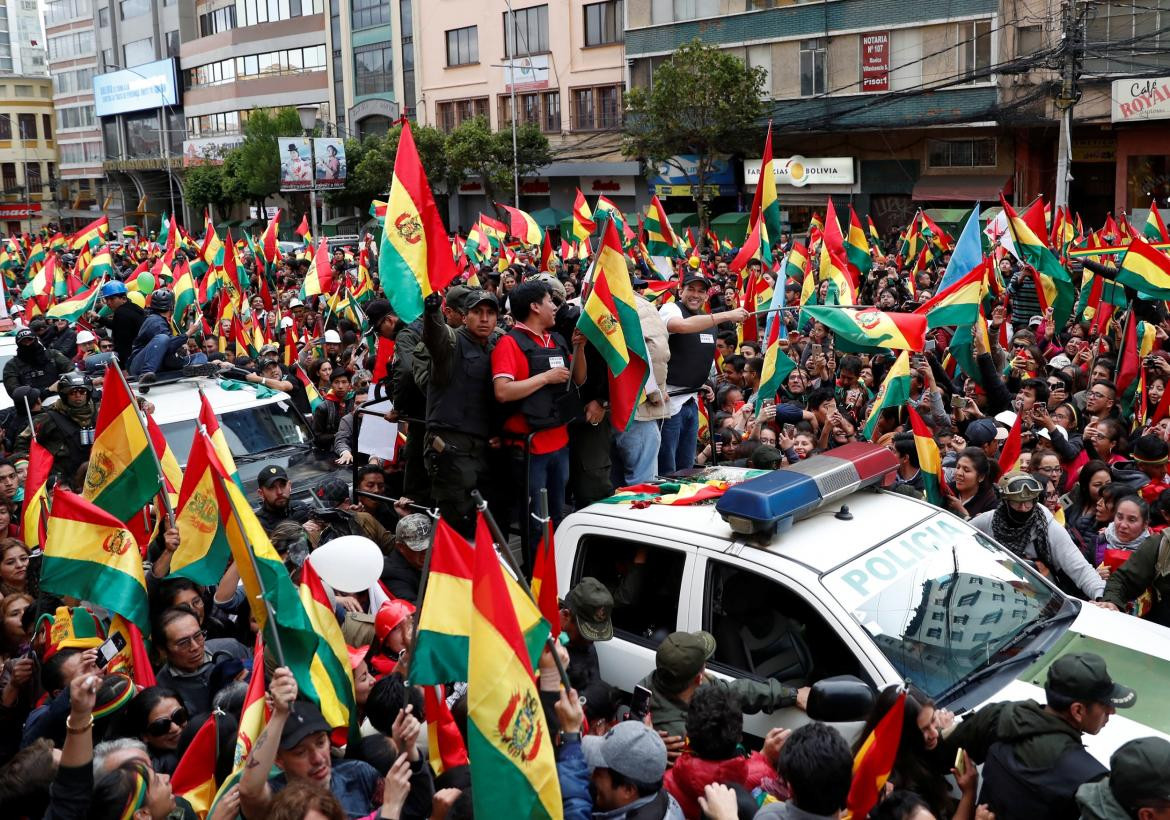 Bolivia, incidentes tras renuncia de Evo Morales, REUTERS