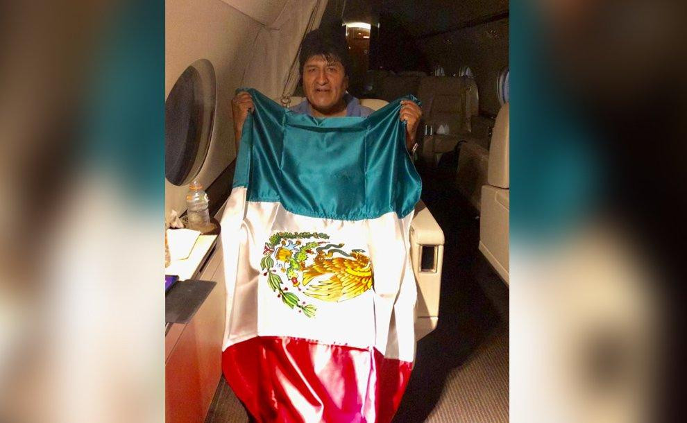 Evo Morales rumbo a México