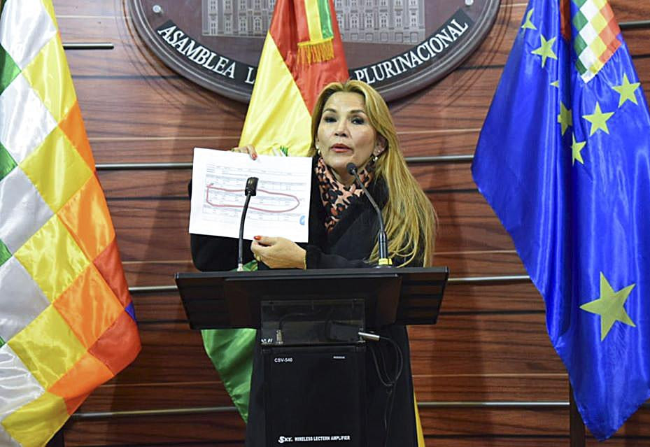 Jeanine Añez, presidenta Bolivia, NA