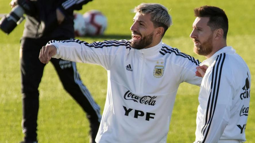 Lionel Messi y Sergio Agüero, Selección Argentina