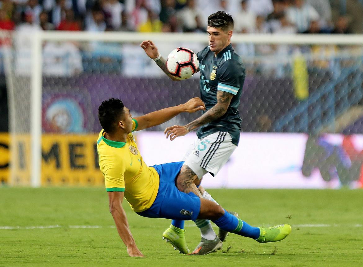 Argentina vs. Brasil, amistoso, Rodrigo De Paul, REUTERS
