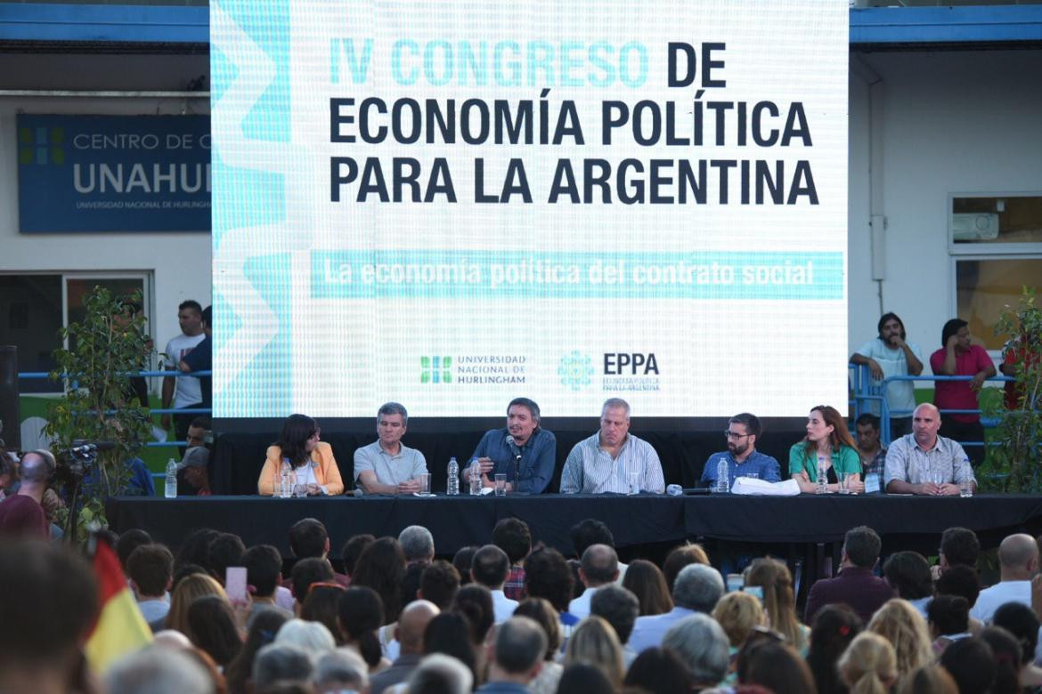 Máximo Kirchner en el IV Congreso de Economía Política para la Argentina
