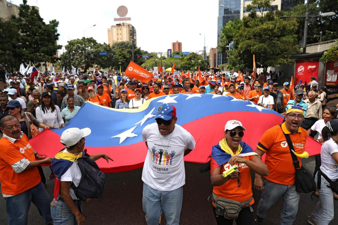 Crisis en Venezuela, manifestación, REUTERS