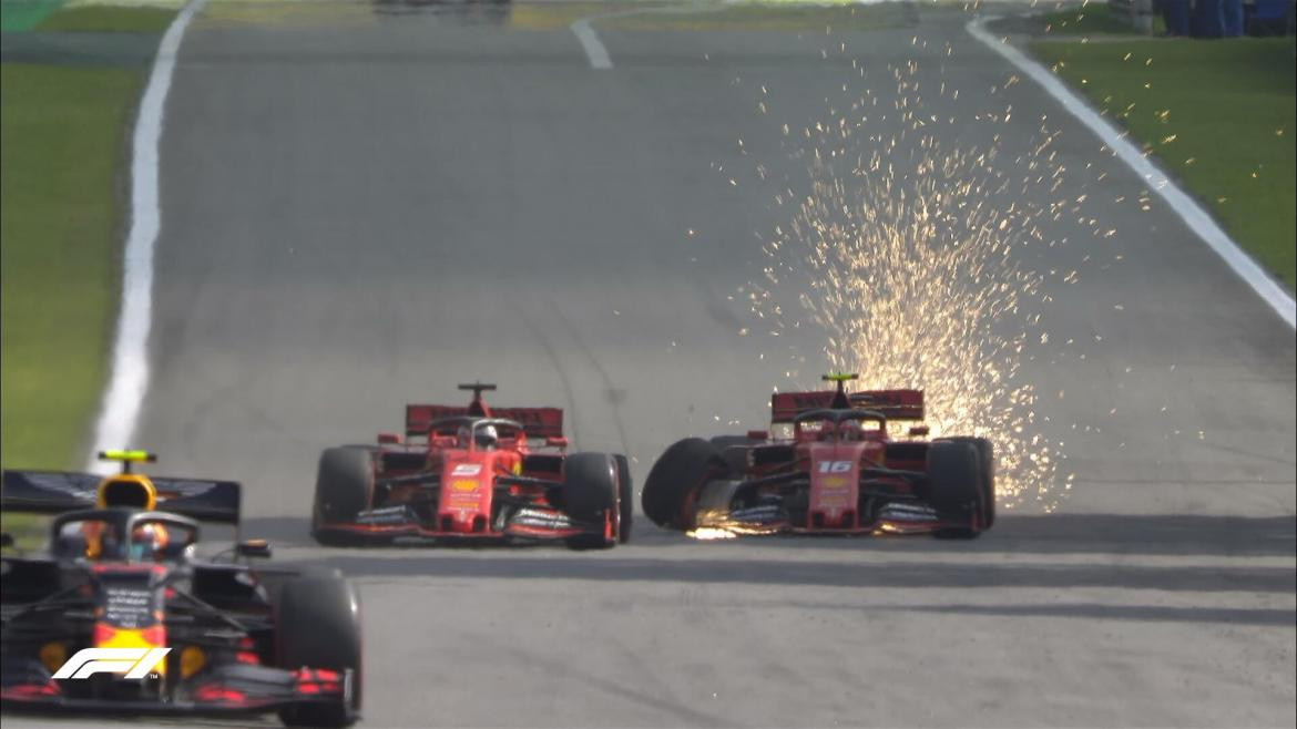 Blooper de los pilotos de Ferrari en el Gran Premio de Brasil