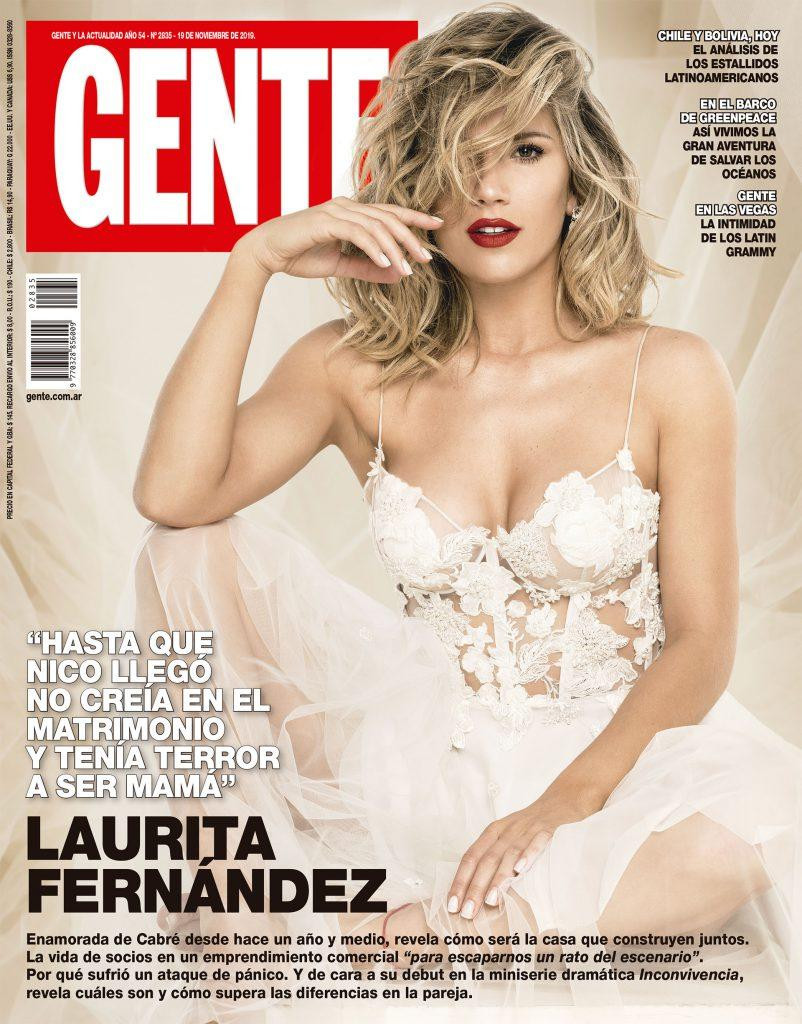 Tapa de Revista Gente, 19/11/19, Laurita Fernández