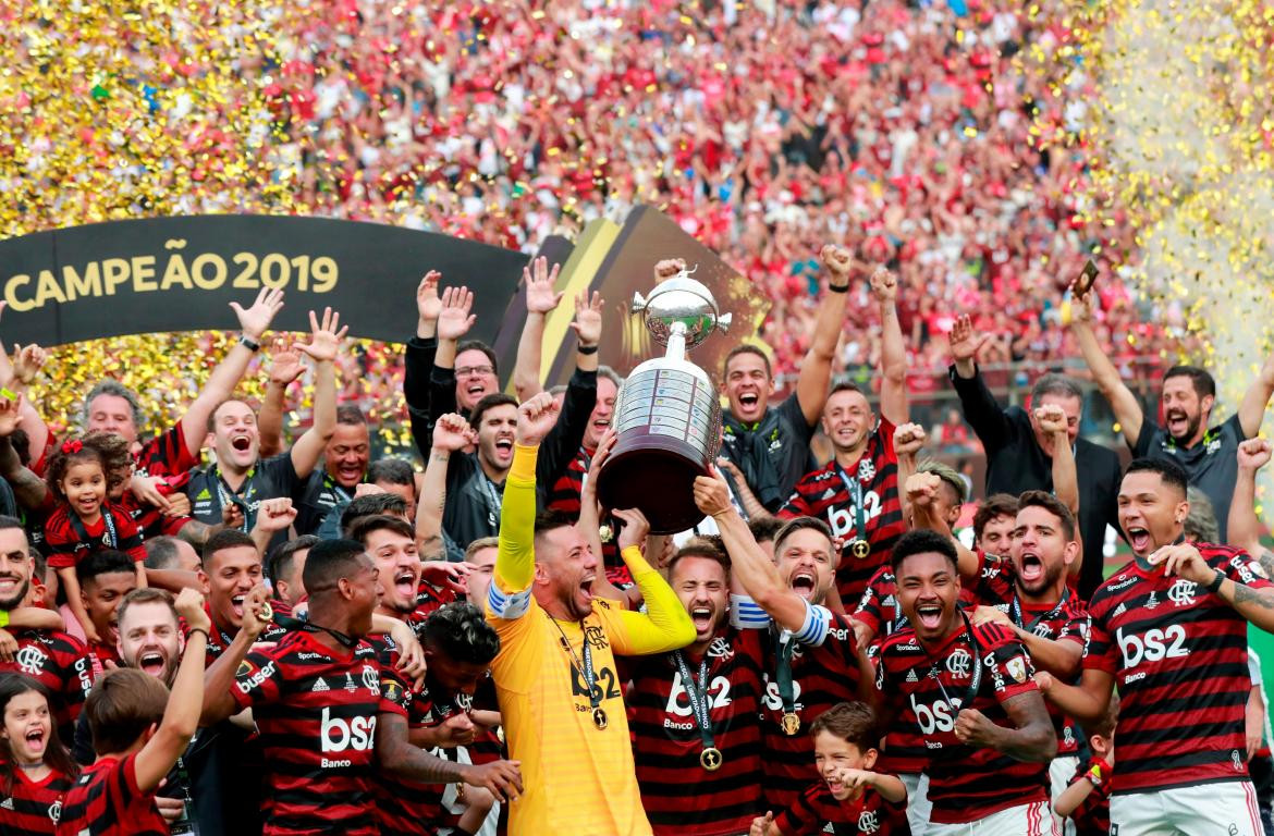 Coronación de Flamengo en la final de Copa Libertadores ante River, REUTERS