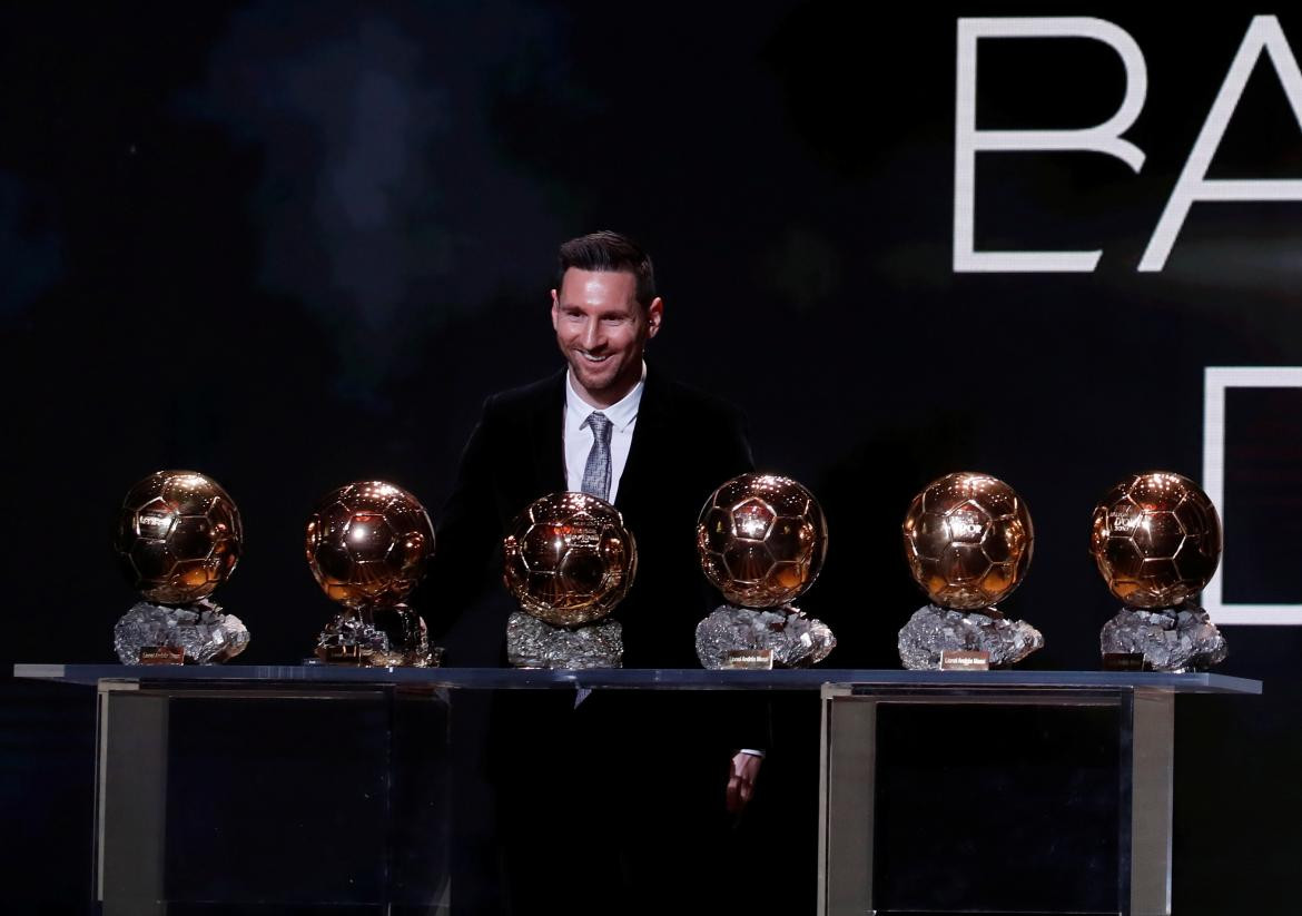 Lionel Messi ganó su sexto Balón de Oro, Balloon DOr, REUTERS