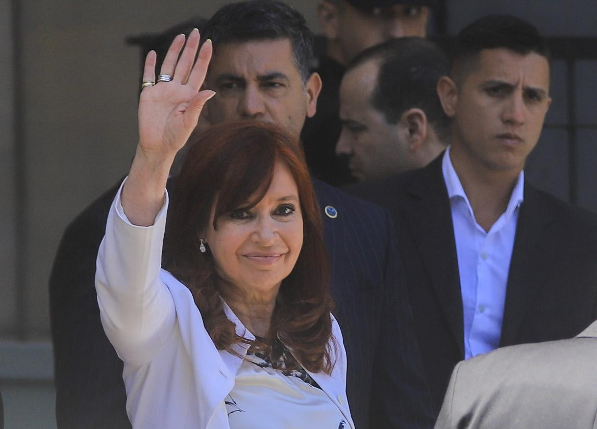 Cristina Kirchner en Comodoro Py, NA	