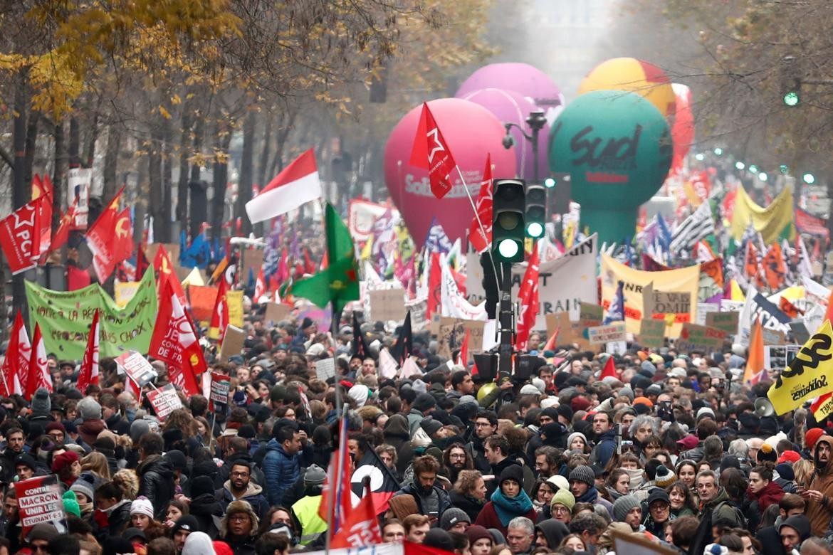 Huelga en París, protestas, REUTERS