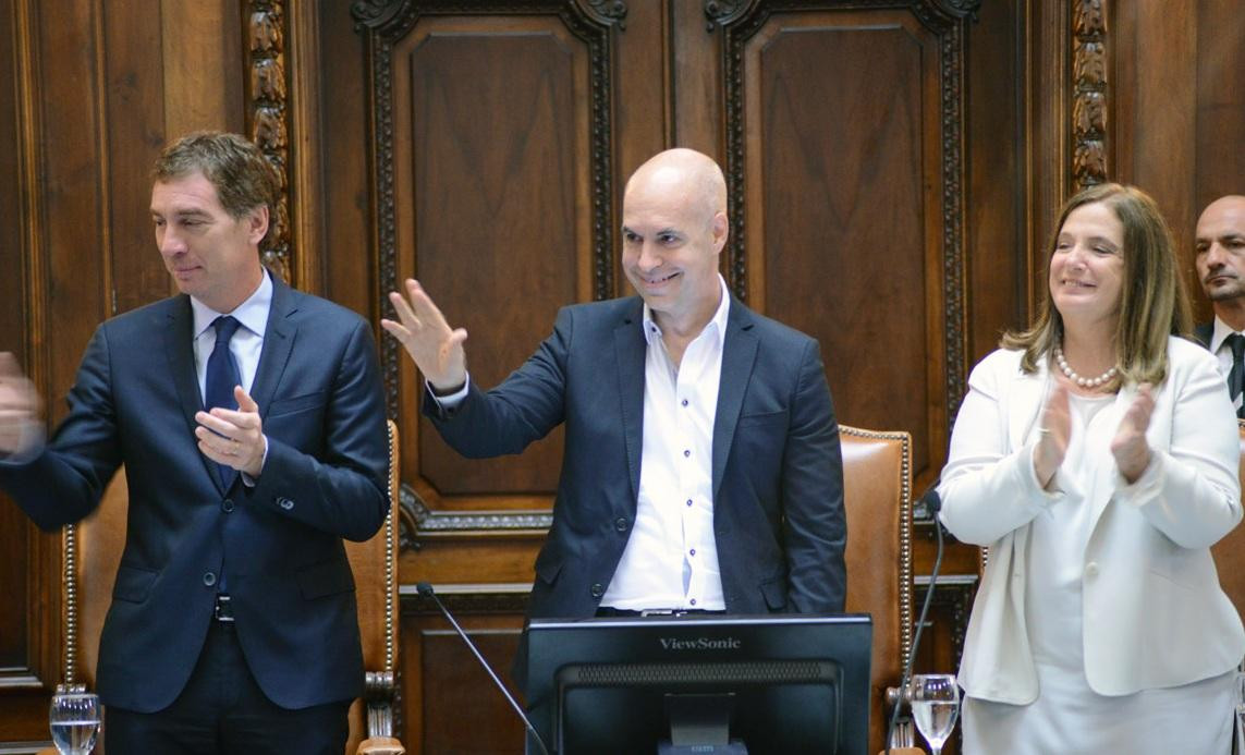 Larreta y Santilli, jura en la Legislatura 2015