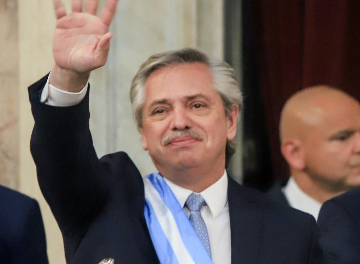 Alberto Fernández, jura como presidente, NA