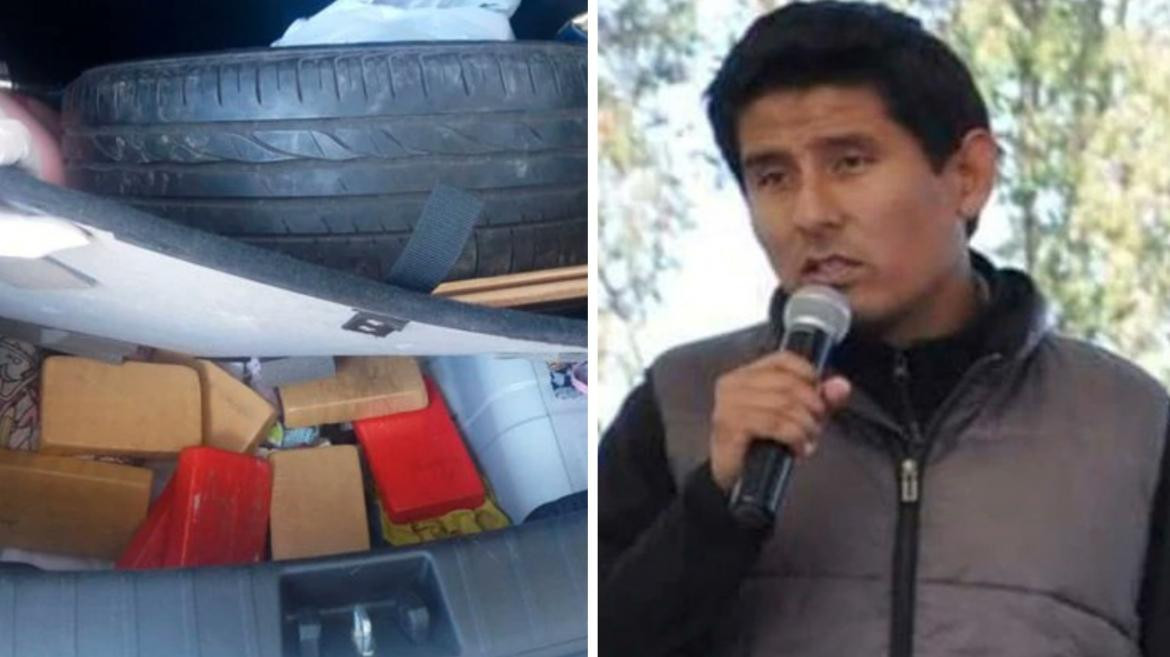 Ex cónsul boliviano, cocaína encontrada en su auto