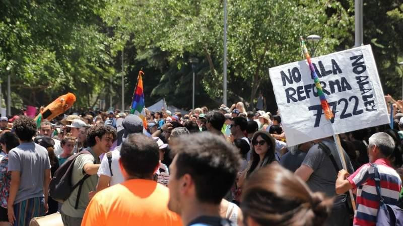 Ley 7.722, manifestaciones en Mendoza