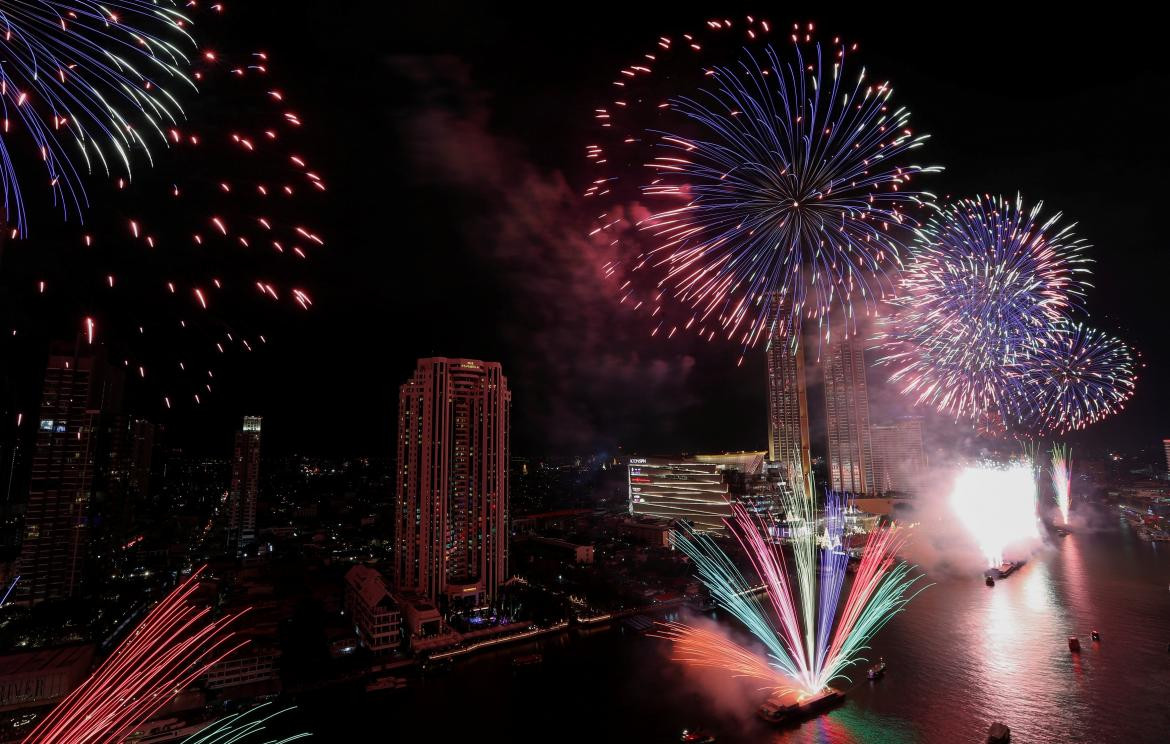 Festejos por año nuevo, Tailandia, REUTERS	