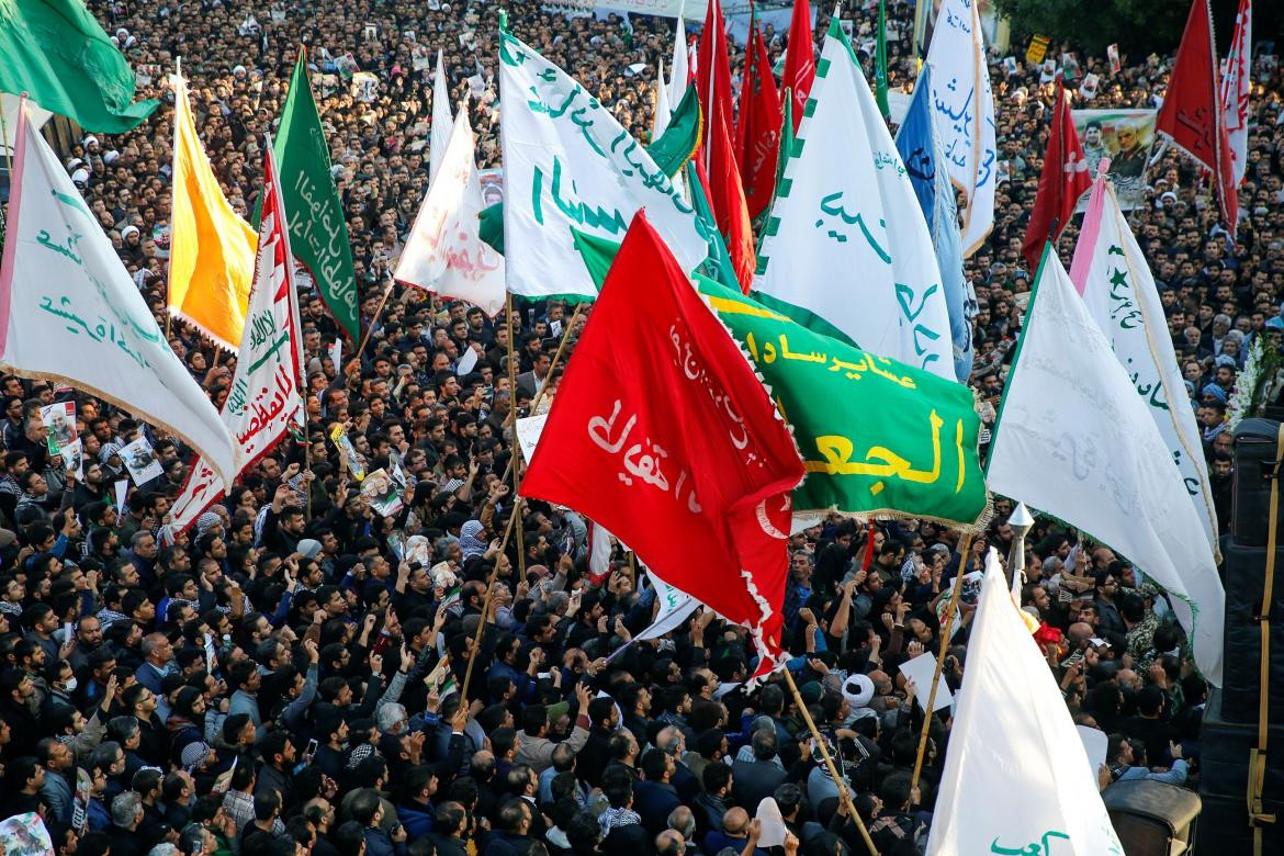 Marchas en Irán tras las muerte de Qasem Soleimani, REUTERS