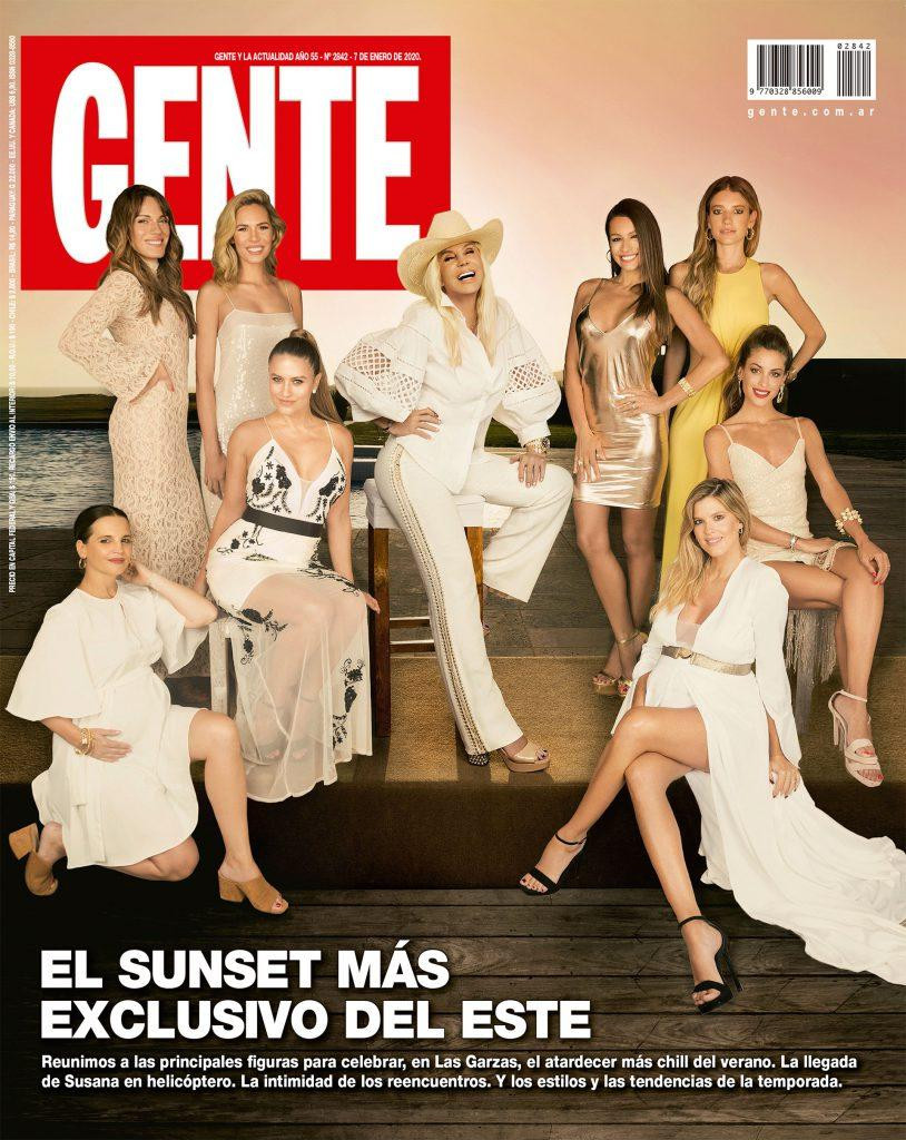 Tapa revista Gente, 07/01/2020, Sunset Punta del Este