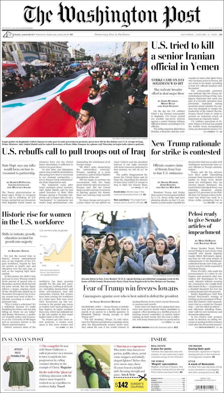 The Washington Post, sábado 11-1-20