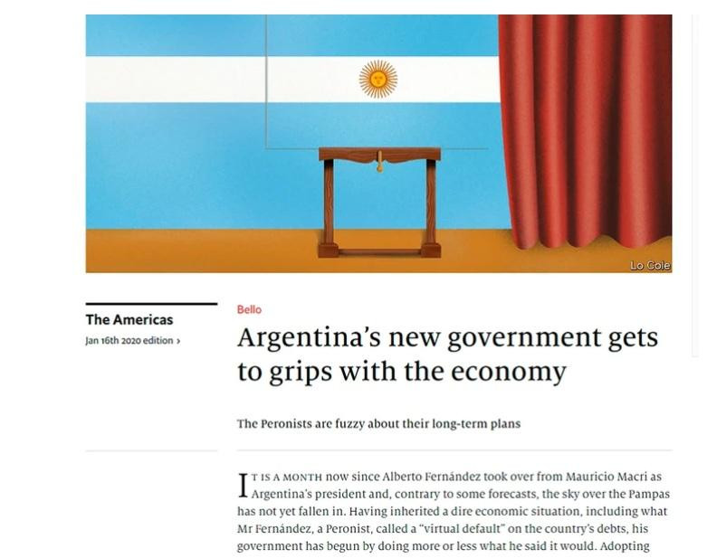 Revista The Economist sobre economía argentina