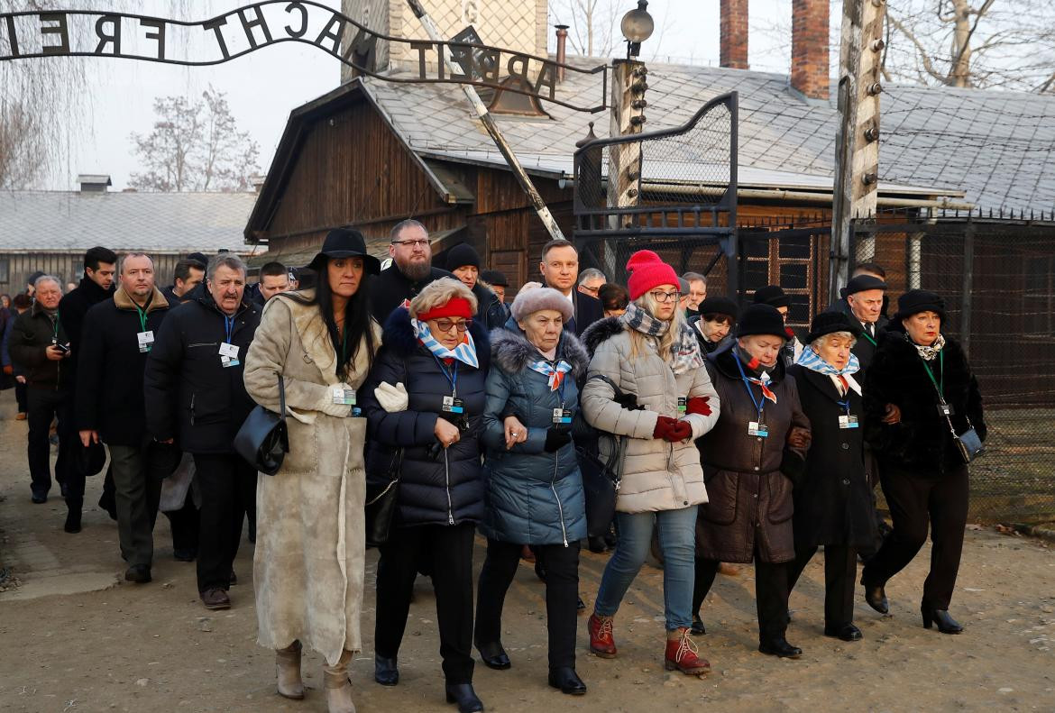 Auschwitz, aniversario de liberación, campo de concentración, Holocausto (Reuters)