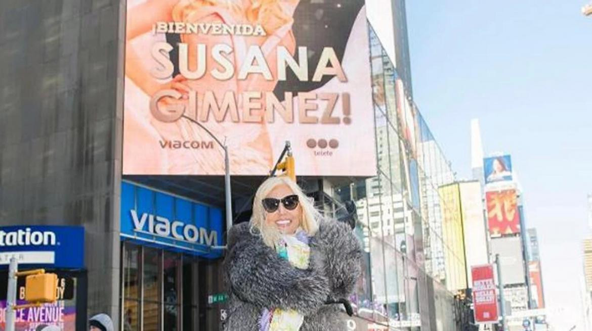 Susana Giménez en Nueva York