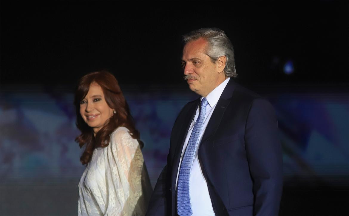 Cristina Kirchner y Alberto Fernández, NA