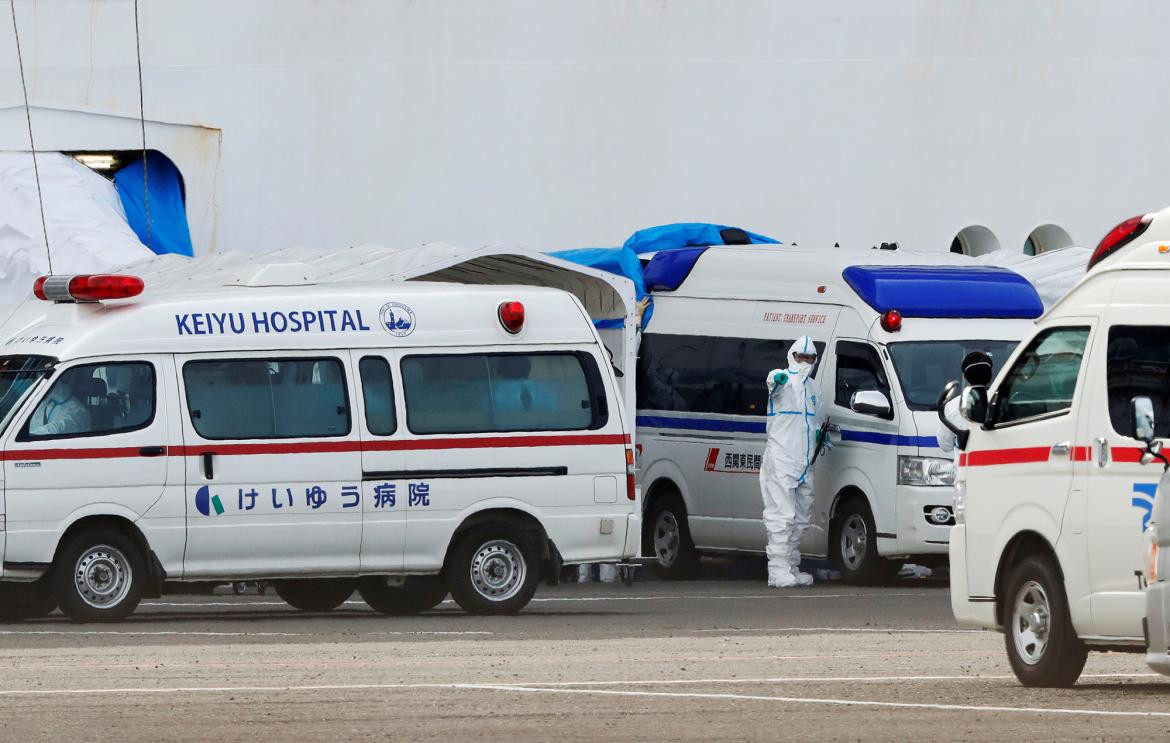 Coronavirus, crucero en Japón, epidemia, Reuters