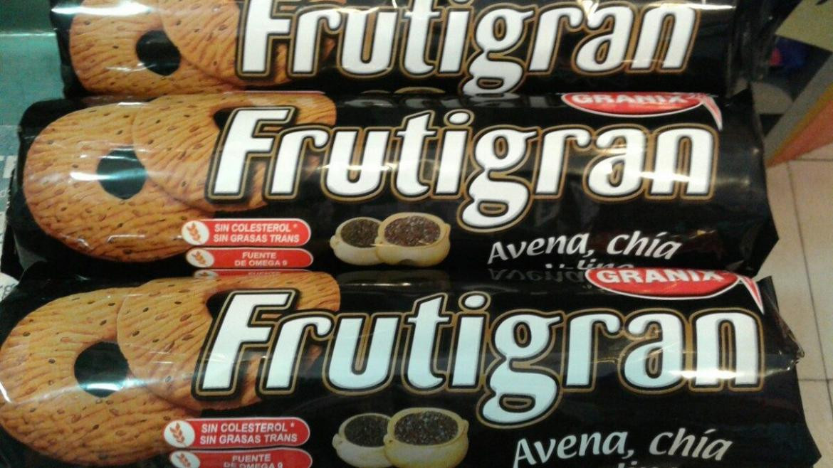 Prohibición de ANMAT a galletitas de Frutigran