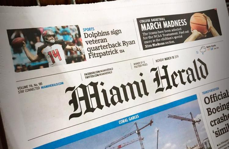 Miami Herald, periódico de Estados Unidos, diarios
