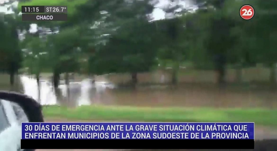 Chaco: decretan 30 días de emergencia