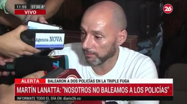 Martín Lanatta tras la condena: 