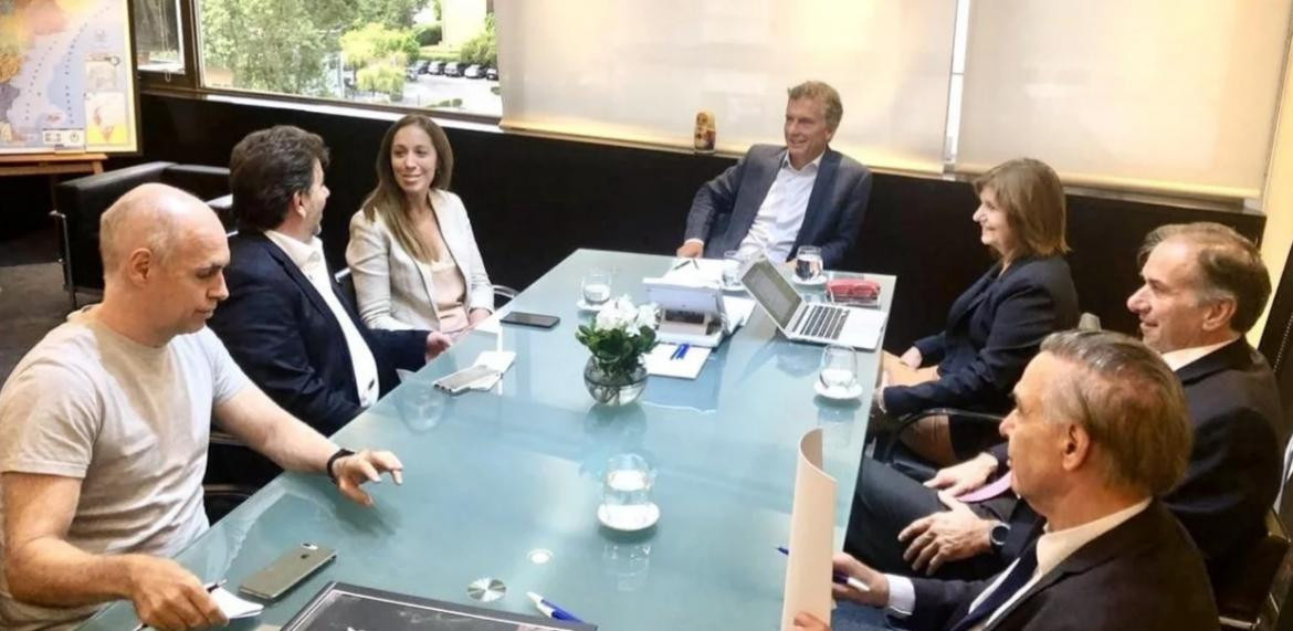 Mauricio Macri, reunión con el PRO
