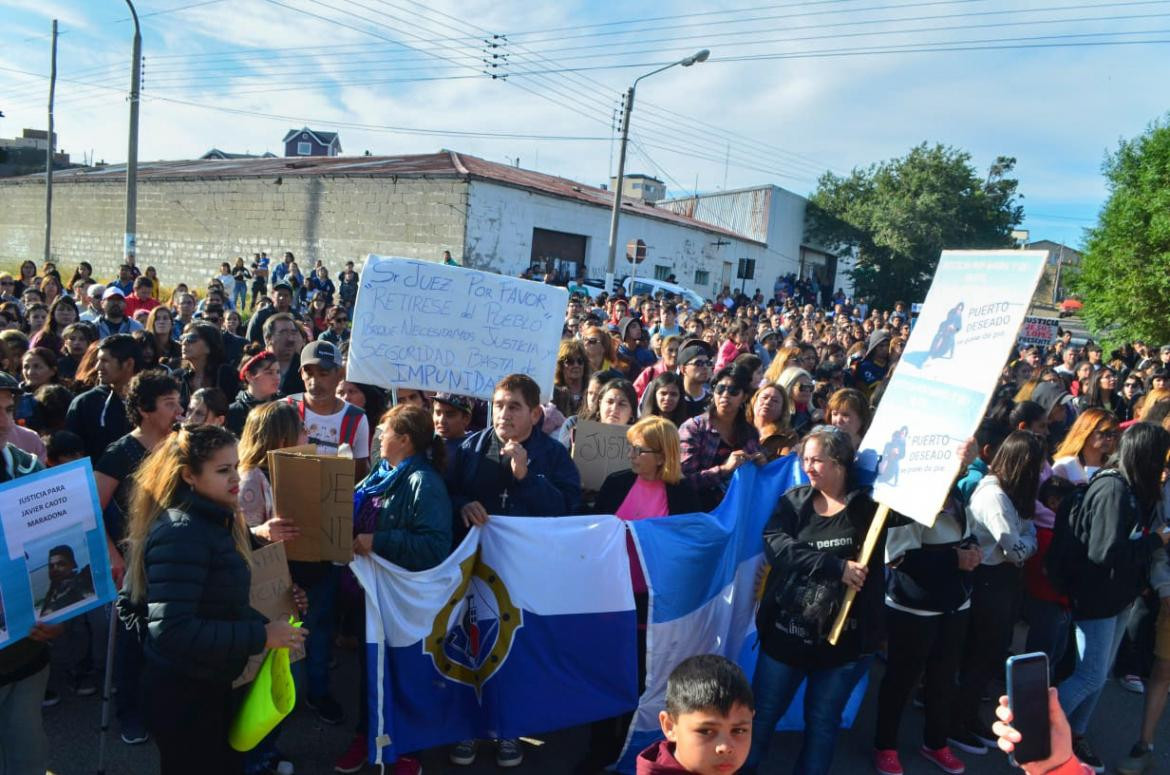Horror en Puerto Deseado, marcha por Justicia, NA