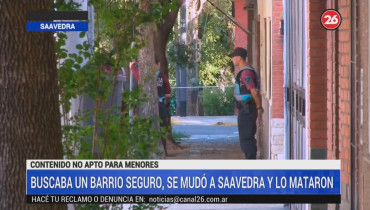 Inseguridad: buscaba un barrio seguro, se mudó a Saavedra y lo asesinaron
