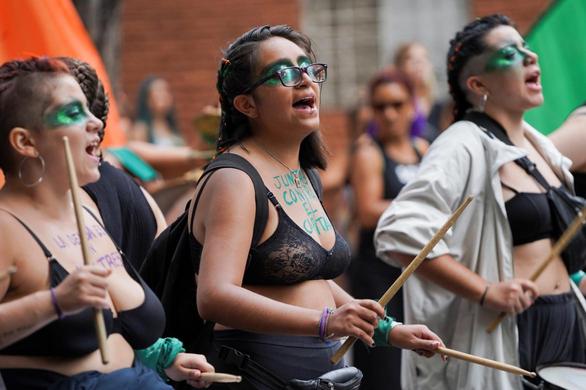 Marcha de mujeres en el Congreso, REUTERS