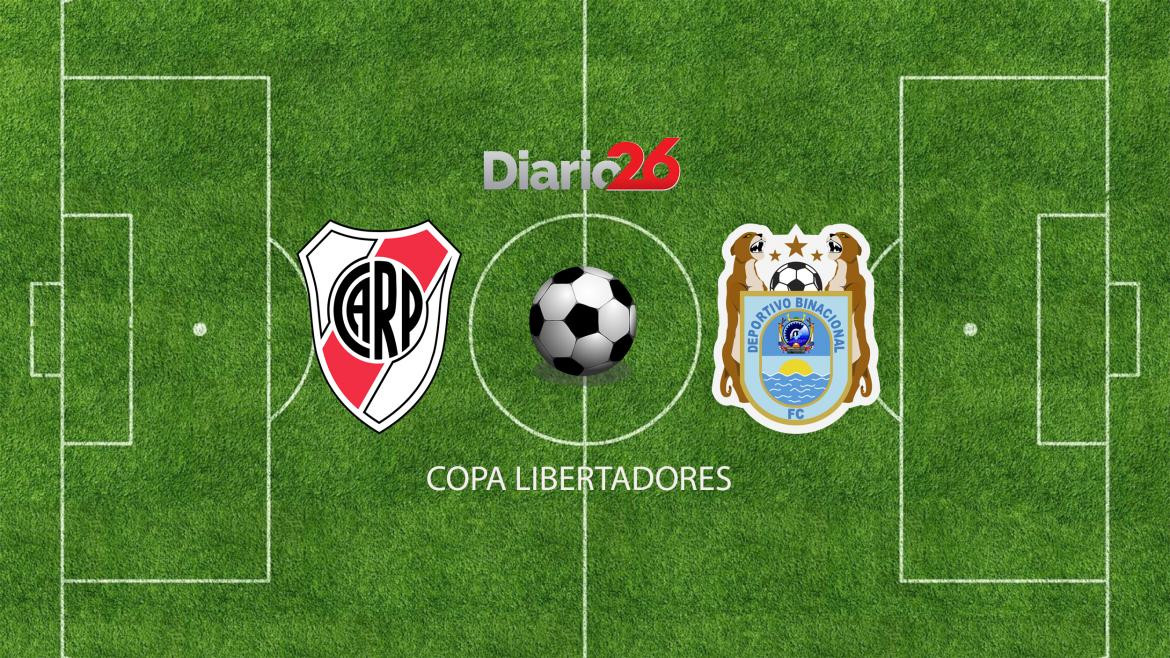 River Plate vs. Deportivo Binacional, Copa Libertadores, Diario26.