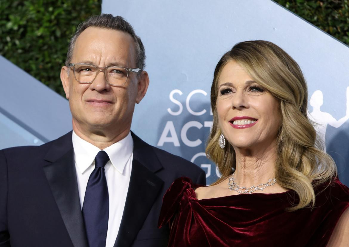 Tom Hanks y Rita Wilson, REUTERS