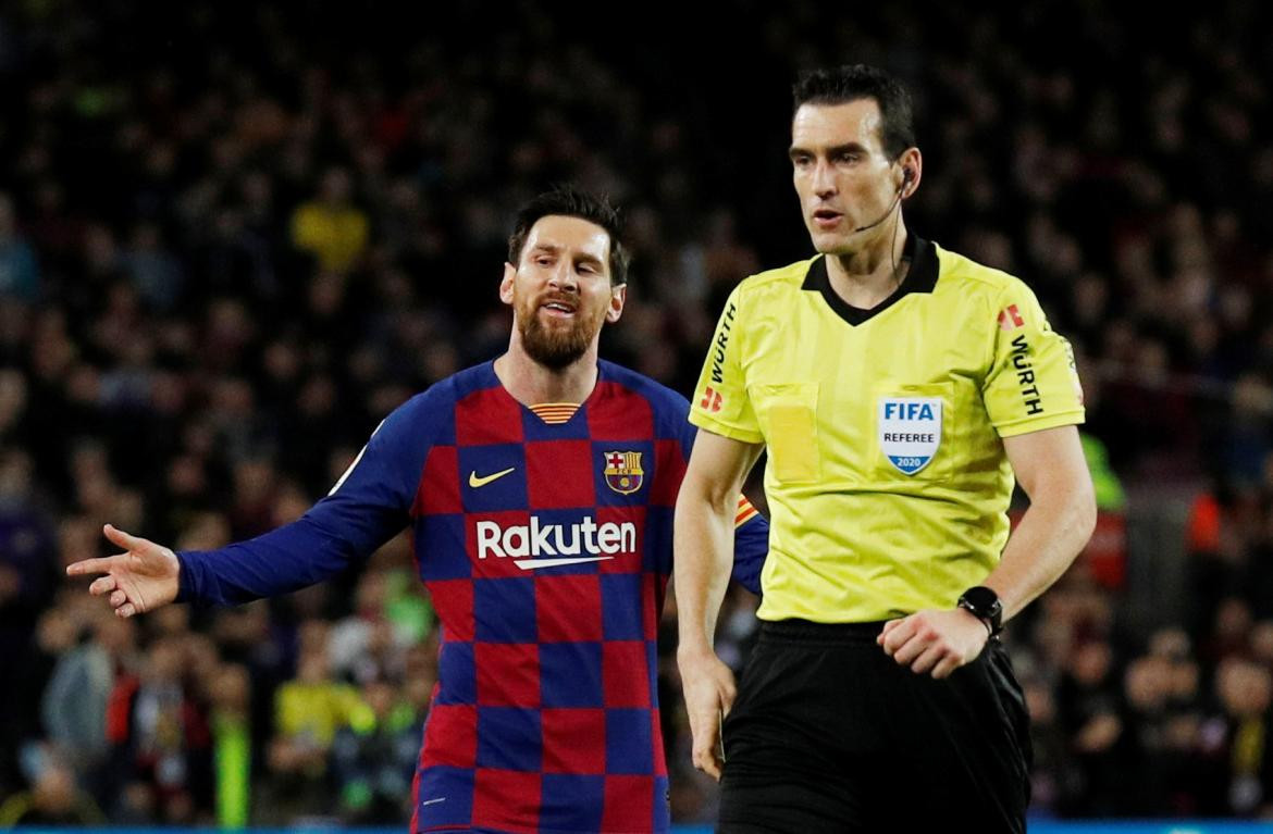 Lionel Messi en la Liga española, REUTERS