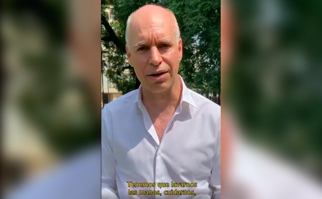Coronavirus, Argentina, Horarcio Rodríguez Larreta respondió al video viral con su estornudo