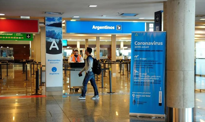 Coronavirus, Argentina, aeropuerto