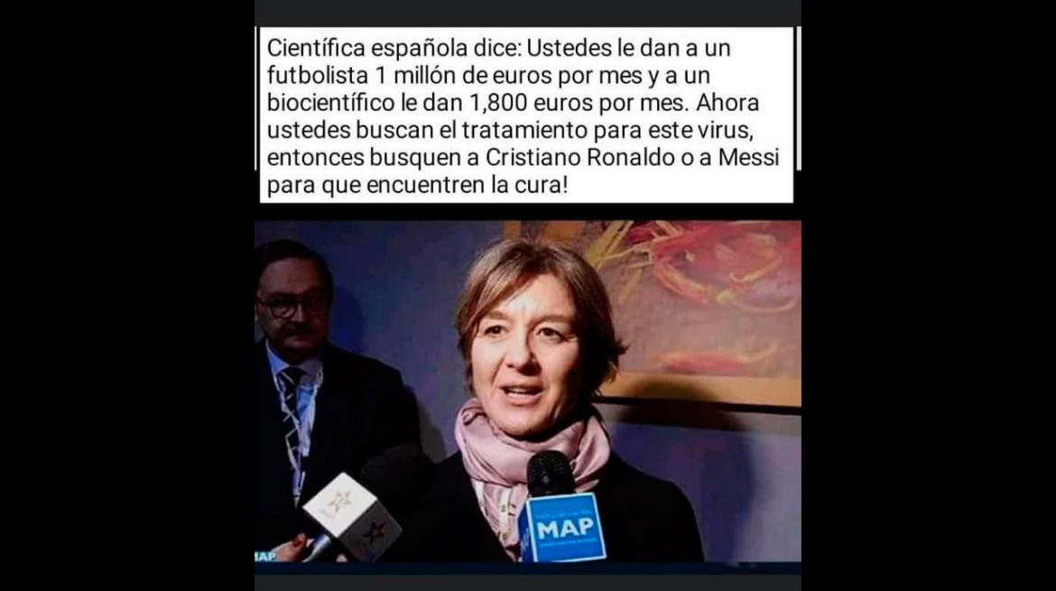 Científica española, por Coronavirus