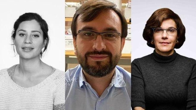 Marina Escalera-Zamudio, Javier Jaimes e Irene Bosch, cientificos por coronavirus
