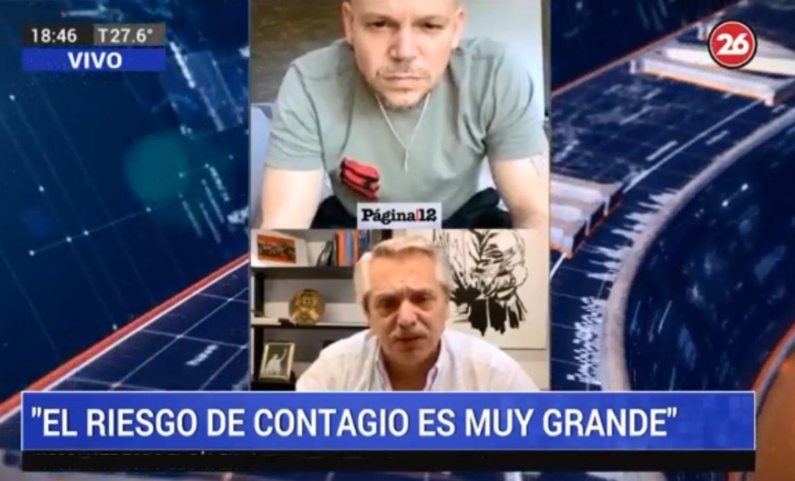 Charla en Instagram entre Alberto Fernández y René de Calle 13