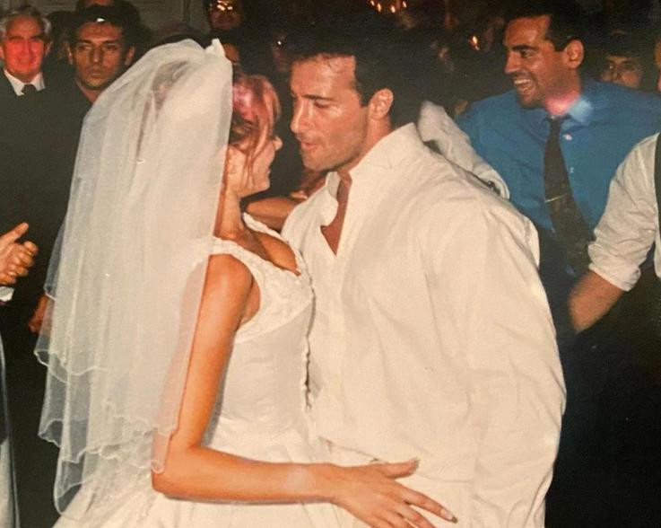 Catherine Fulop y Osvaldo Sabatini, casamiento