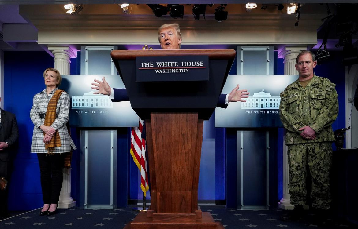Conferencia de prensa de Donald Trump, REUTERS