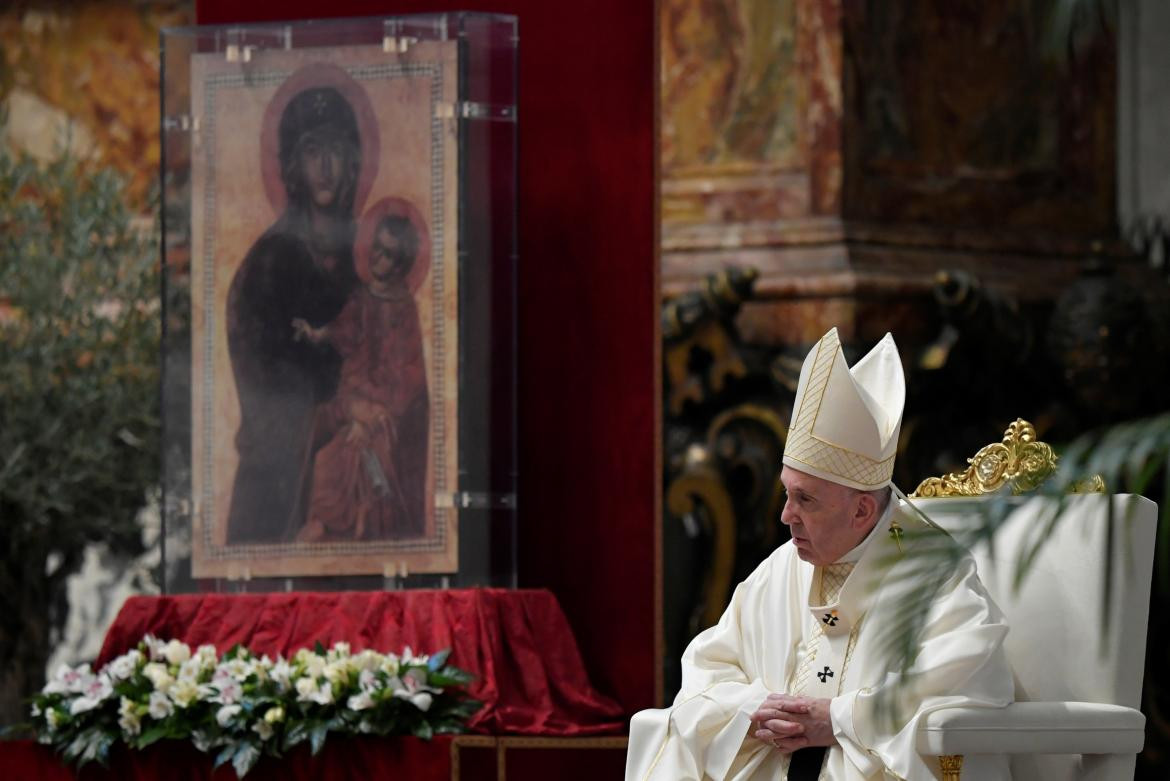 Papa Francisco, misa de Jueves Santo en aislamiento, Vaticano, coronavirus, cuarentena, 9 de abril de 2020